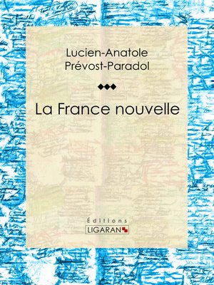 cover image of La France nouvelle